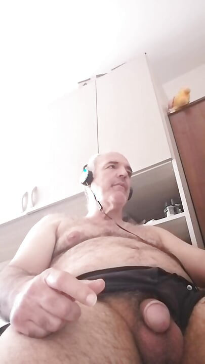 I Jerk My Cock Hard Enjoying Like a Pig While Watching a Porn Movie!