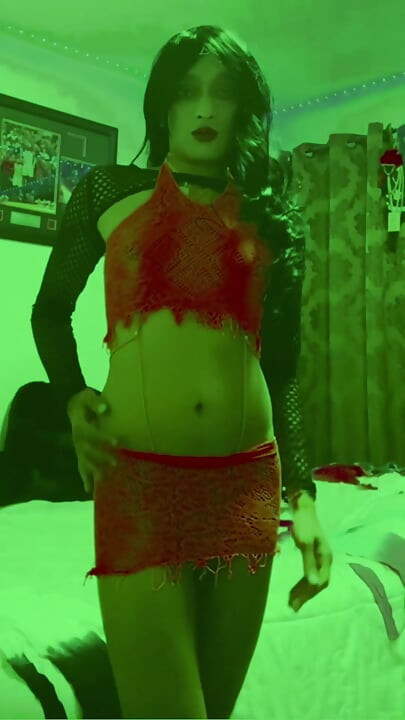 INDISK FEM DRENG CROSS DRESSER HUN MANDLIGE TØS WHRE LUDER DRENG BULE PIK SMÅ BRYSTER