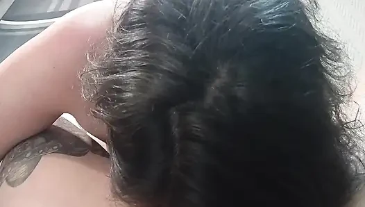 Kissing and foreplay with my chubby stepmom
