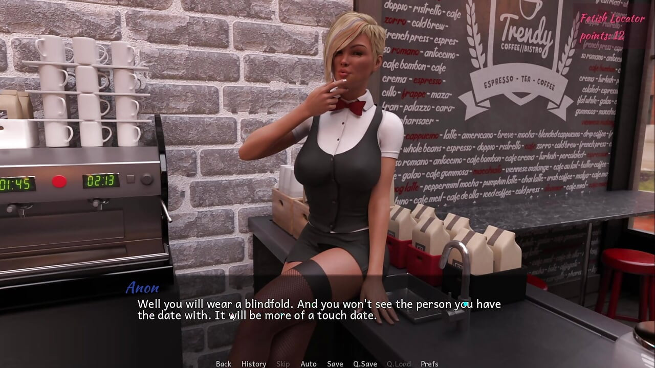 FetishLocator part 3. I make a girl try another girl blondfolded. She cums so quick