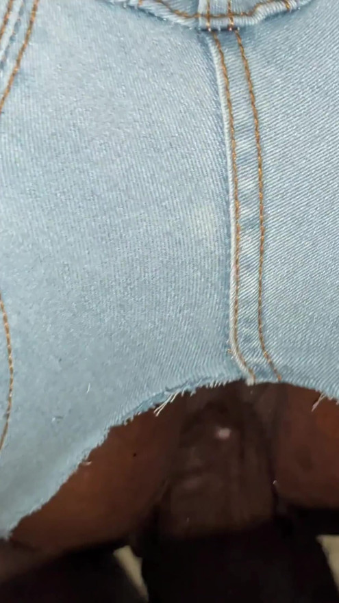 Thick Stepmom Gets Her Tight Jeans Ripped Open in the Living Room | Clip 1