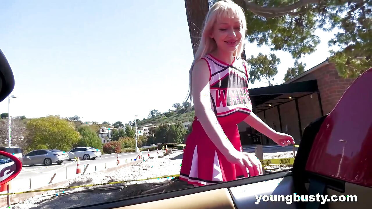 Picking up my Daughter’s Friend Jessica Starling cause her Car Broke Down at YoungBusty