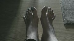 long toenails and toerings