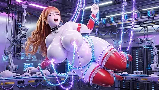 BBW Cowgirl Electronic Ropes Factory 3D 8K