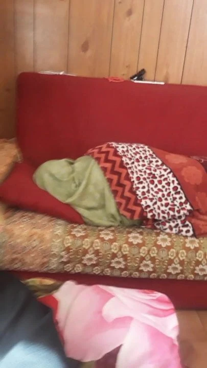 Masturbating when   step mom was sleeping behind me...