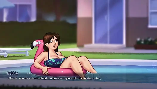 mommy outside and inside house stepson - summertime saga