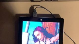 Sasha Banks cum tribute 4 swimsuit edition