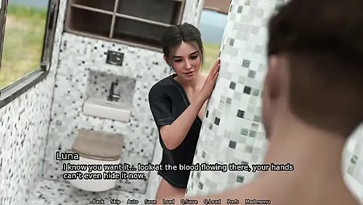 The Beach House - Ruki Fucks Luna in Van and Cums inside Luna Pussy