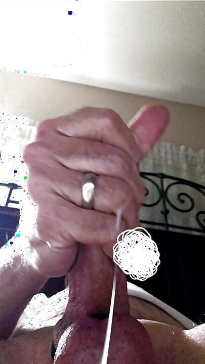 Stroking My Hard Cock