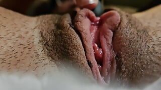 Close up pussy orgasm