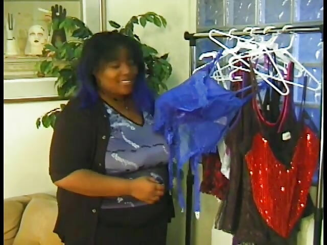 White women's clothes salesman proposed well-padded black cutie Lasha Lane great discount