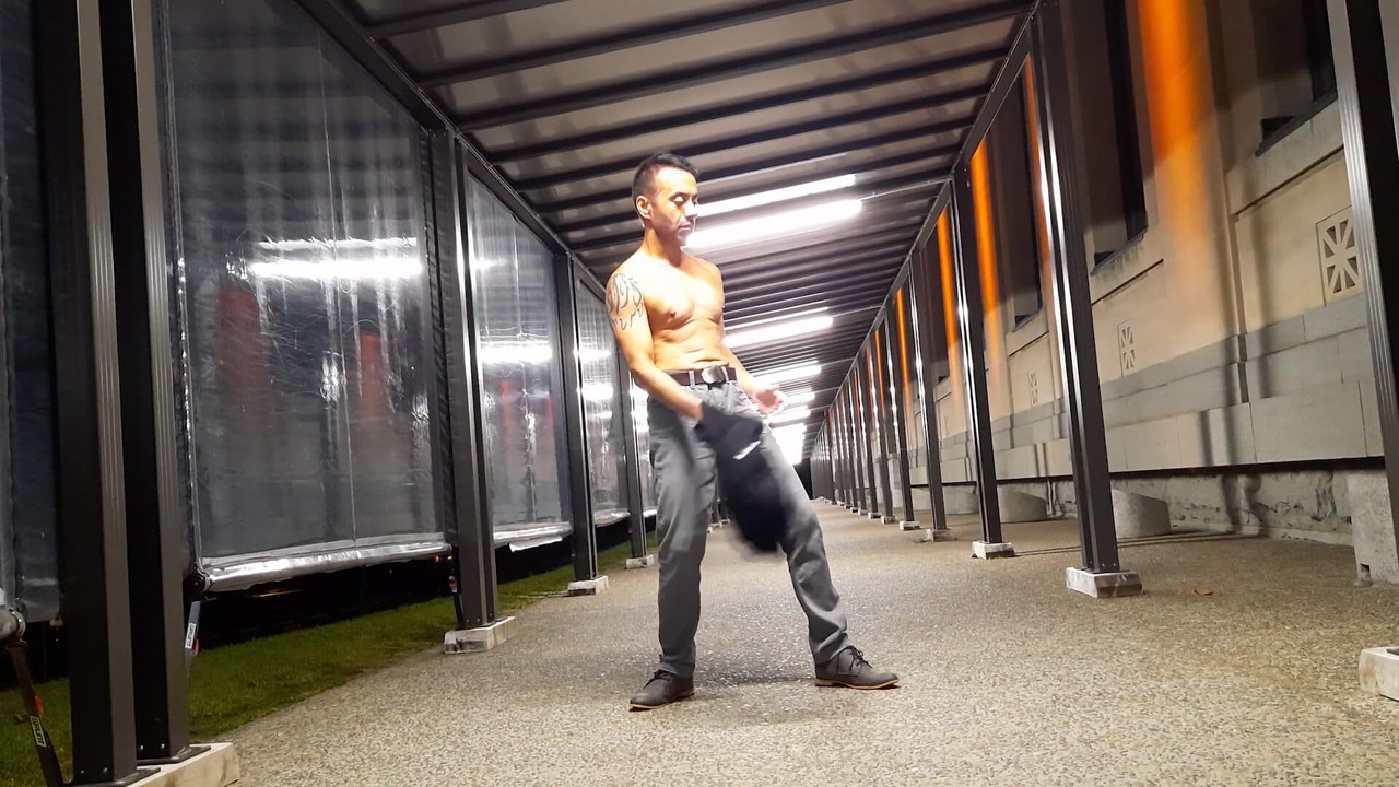 Toned Hot Guy Dances and Takes His Shirt Off