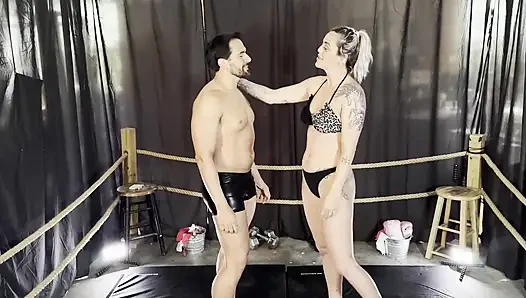 Andi Vicious Vs Sam Stout in a Intense Topless Boxing Battle