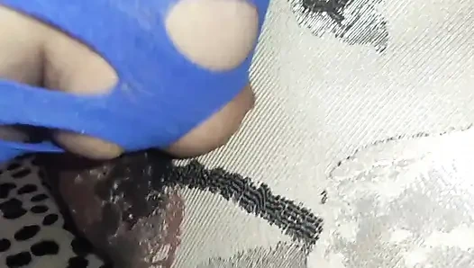 Dünner sexy körper und strümpfe