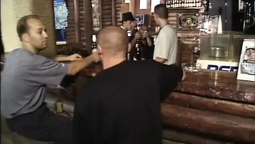 Mature Busty with Hairy Pussy Fucked and Cummed in Mouth in the Back of the Pub