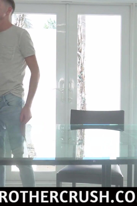 Fit boy Lukas Stone needs big stepbro's hard cock