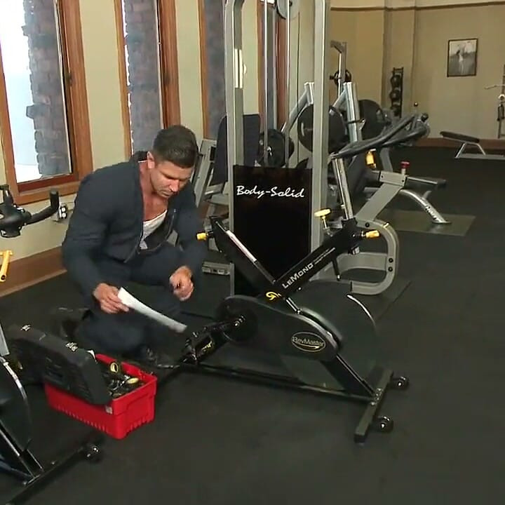 The Creepy Handyman Torments the Gym Stud