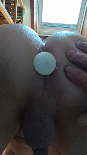 My self-printed anal plug is so horny