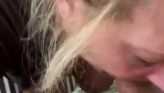 blonde girl with sweet tins suck dick