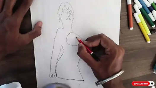 Outdoor Bengali Stepsis having dinner with boyfriend romantic video