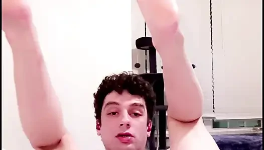 White whore showing pussy