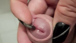 Sonyastar Beautiful Shemale Jerks Off With Long Nails