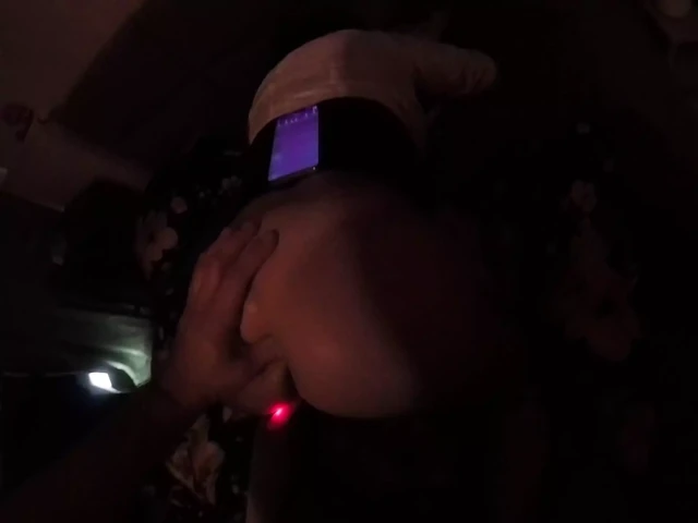 Slut used as female electronic toy for her Master