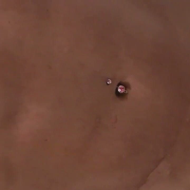 Lisa Cross Oiled Muscle Strip: Oiled-up Strip Tease & Masturbation in Red Underwear
