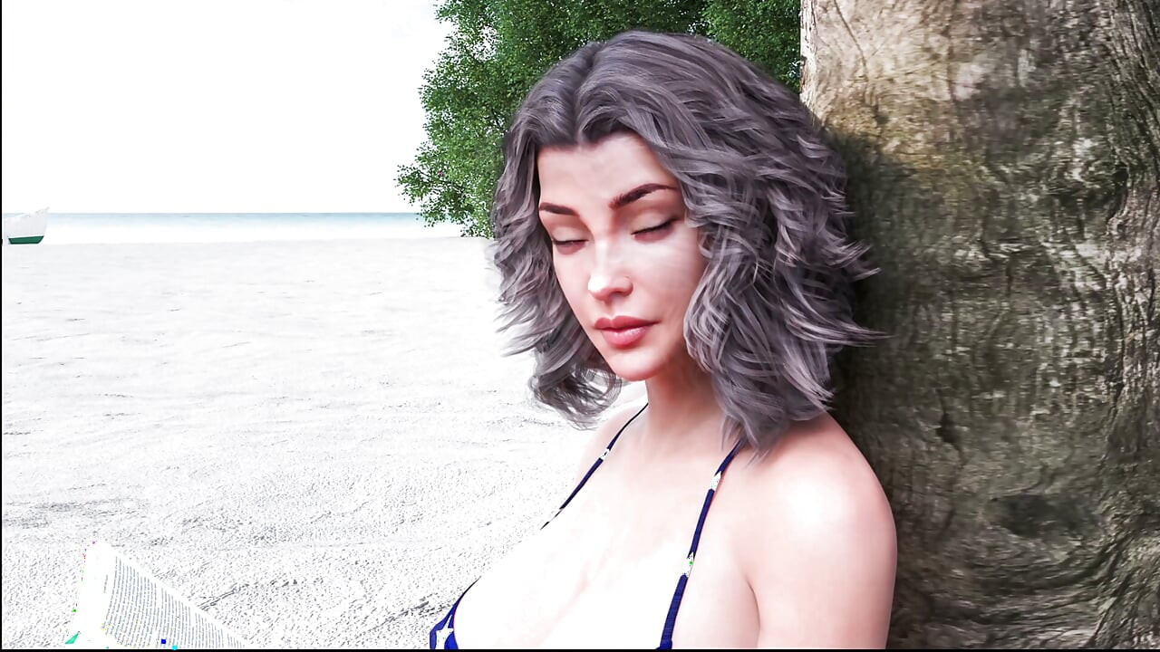 Sunville'in orta yaşlı seksi kadın 81 Sophia'yı plajda siktim
