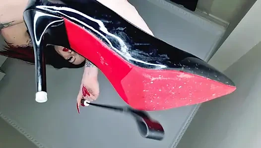 Do you like giantesses? We can easily trample you with our heels or feet. Soles, heels, foot fetish.