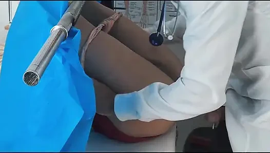 Jinekolog filme alındığını bilmiyordu!