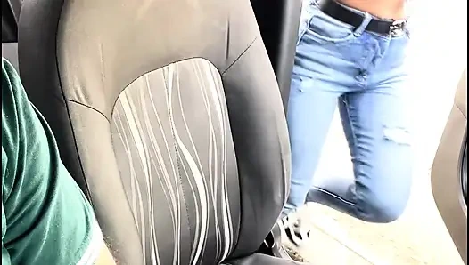 I suck the cock of the UBER driver