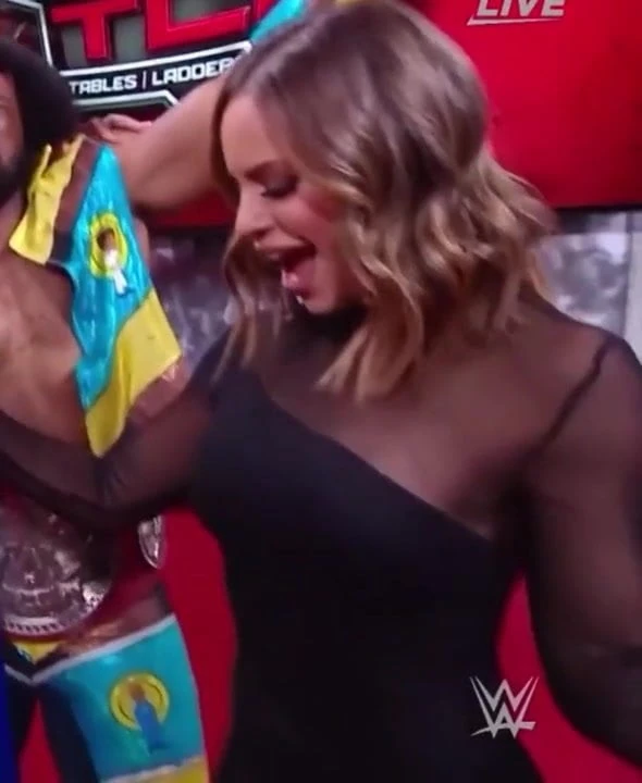 WWE - Charlie Caruso dancing backstage at TLC 2020