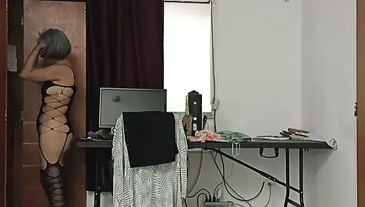 I dared to look through the door while you were showering, stepsister, what an ending you gave me.