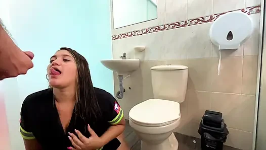 PARAMEDICS have sex in the hospital bathroom
