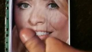 Holly Willoughby cumtribute 225 in gezicht