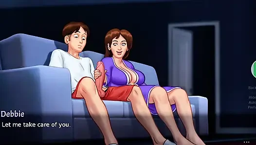 Risky Public Sex with Debbie Big Tits in Cinema