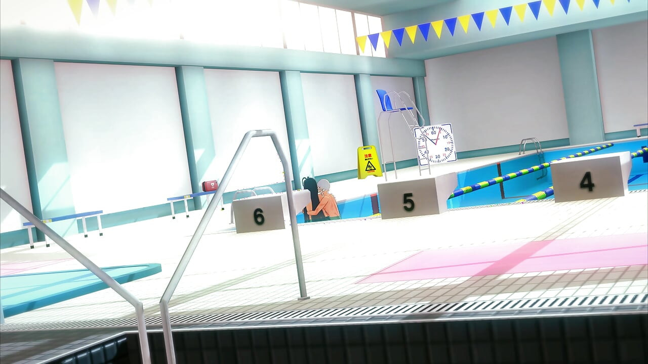 The teacher is waiting for me at the pool so I can fuck her - Shinmai Maou NTR testament 5