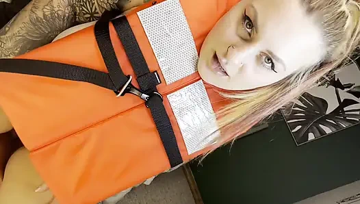 Life Vest Try on and Dildo Ride Front View and Back View