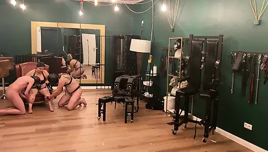 Fetish Lofts with My 2 Slaves Part 4-4