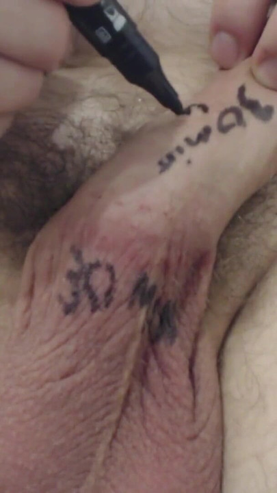 Captivating moment from "Penis numbing with elastrator bands - Session 1"