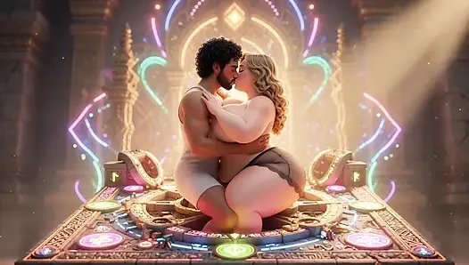 Temple of Lust - Passionate Couple's Erotic Adventure