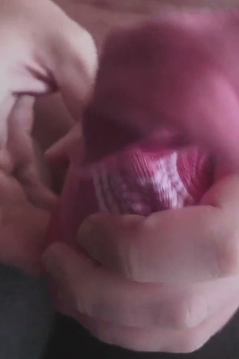 Masturbate with Hush 1 and Cum in Pink Socks