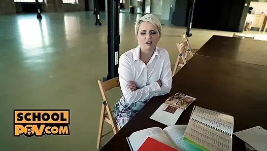 POV - Kittina teen anal slut will do anything necessary