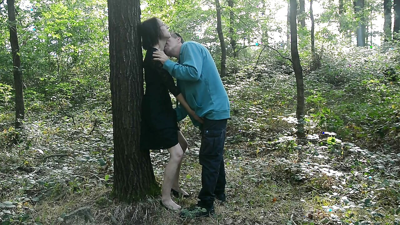 Beim Waldspaziergang
