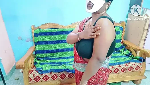 Neighbour Aunty's hot navel suck with honey by desi boy - tamil dirty talk with loud moaning