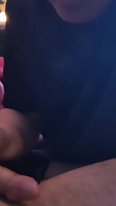 Casual wank led to cum in her mouth | Clip 1