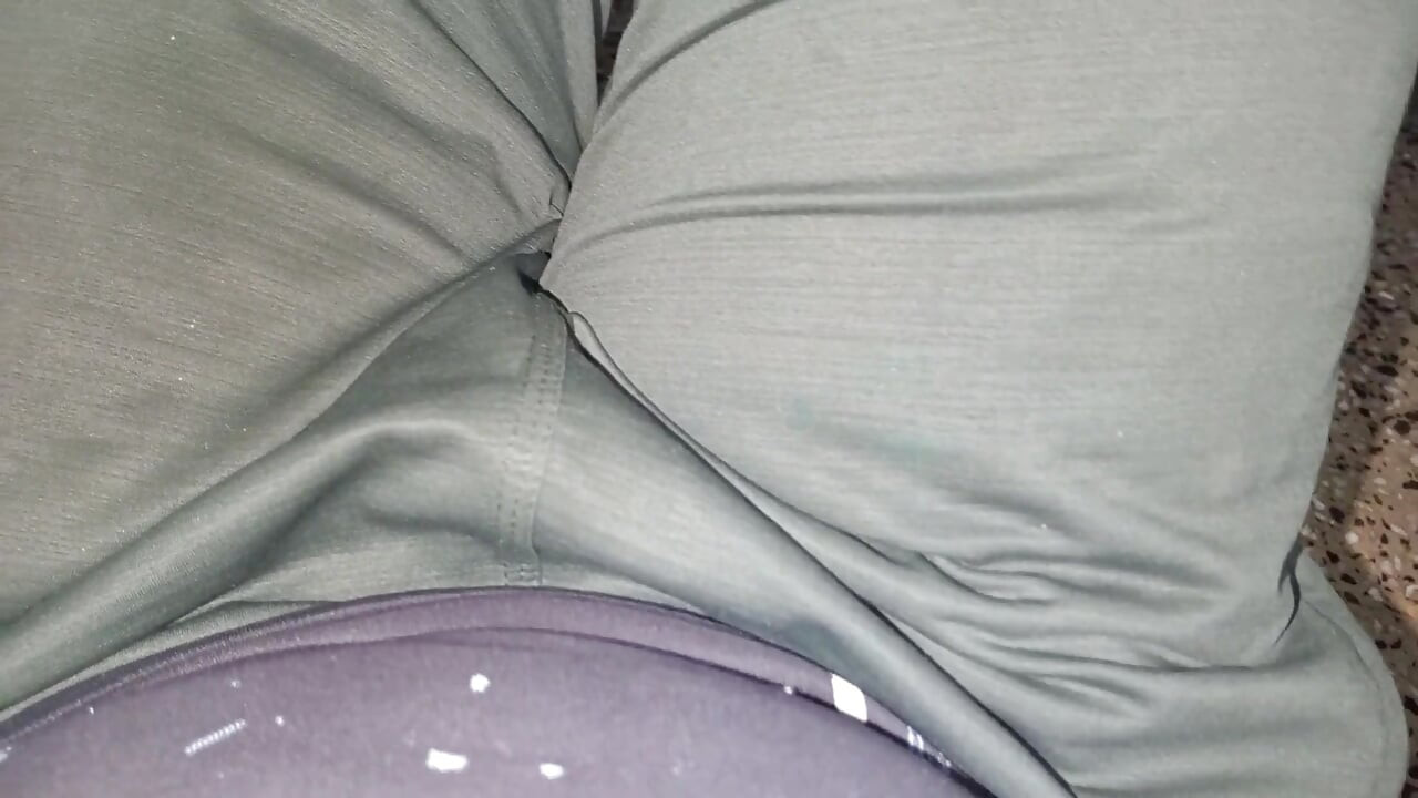 Masturbating