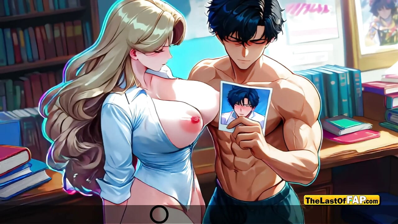 Kütüphanede Takıntılı Öğrenci Tarafından Sikilen Sıcak MILF Sansürsüz AI Hentai