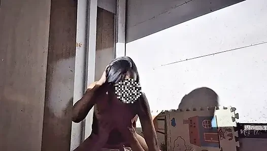 Meine mitbewohnerin Pinay stöhnt nach dem unterricht sanft! Sex im dunkeln